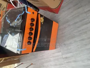 Orange-Manual Ignition Volcano 5c.Gl Gas Oven 4 Burner 50x50