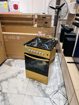 Long Lasting Durability Gold Gas Cooker Oven 4burner 50/50