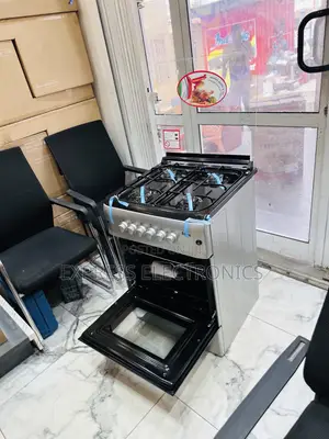 Grab a 60/60 Gas Cooker Oven Grill 4burner Gas Sliver