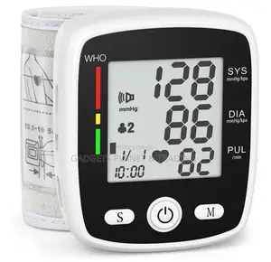 Wrist Electronic Blood Pressure Monitor Large Screen Display
