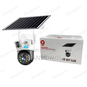 Outdoor Sim Card Bulb Camera (Dual Lens) With Solar Panel