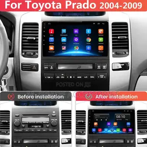 Toyota Prado Android Radio Apple Carplay Android Auto