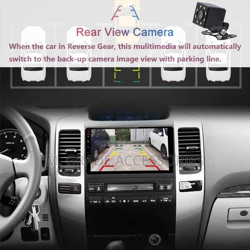 Toyota Prado Android Radio Apple Carplay Android Auto