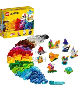 LEGO Classic Creative Transparent Bricks Building Set 11013