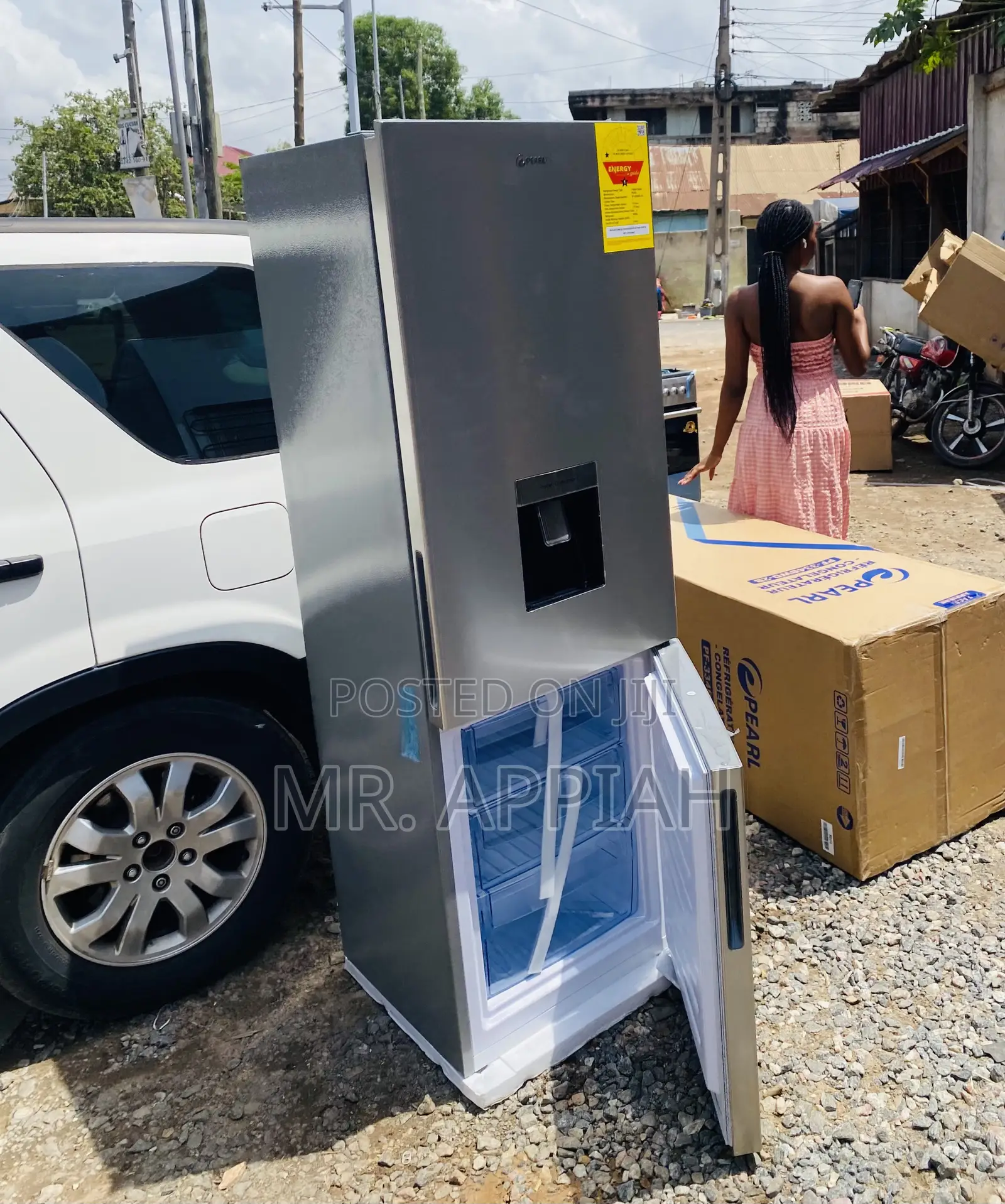 Energy Sufficient Pearl PF-390 Double Door Refrigerator.