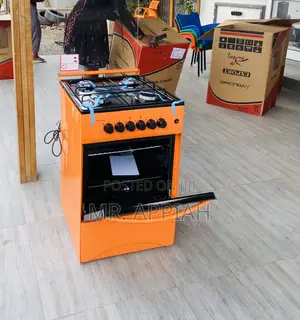 Authentic Volcano 50x50 4 Gas With Oven and Grill(Orange).