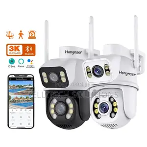Double Lens Wireless PTZ CCTV Camera