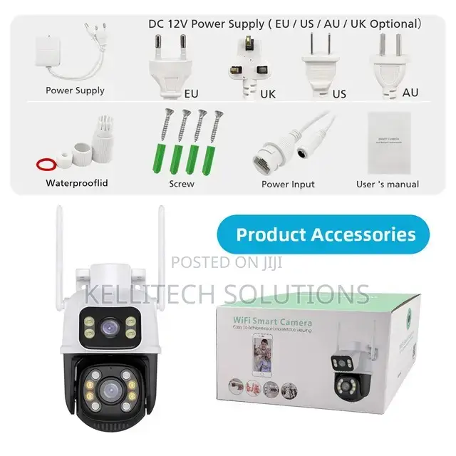 6MP Dual Lens Wireless CCTV Camera