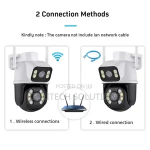 2 Lens CCTV Camera With Mobile Phone App