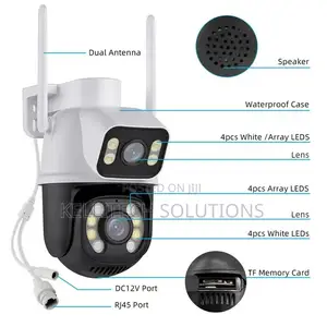 Double Cameras Wireless 6MP CCTV