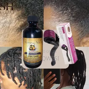 Derma Roller Castor Oil for Long Hair