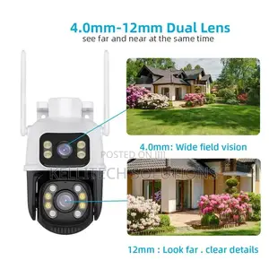 2 CCTV Cameras in One, 6MP and Wireless