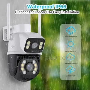 Dual Lens Waterproof CCTV Camera