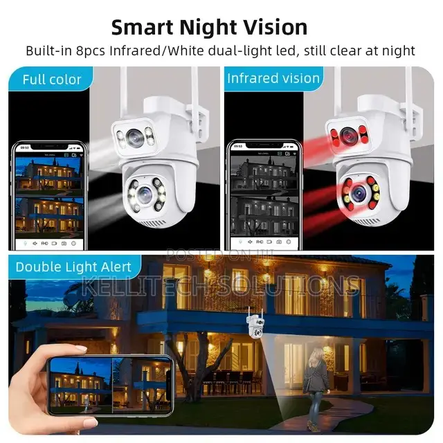 2 In1 Wireless 6MP CCTV With Android and IOS Apl