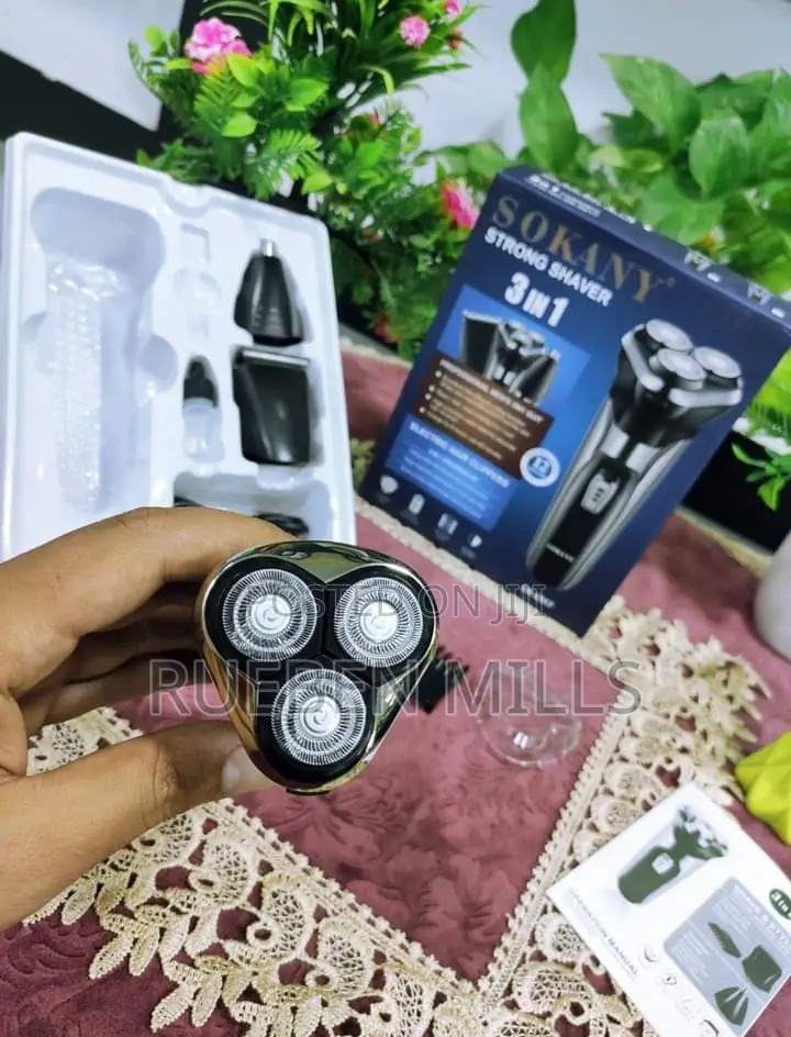 Sokany Three Floating Razor Head Beard Trimmer Hair Clipper