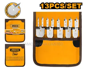 13 PCS Flat Wood Drill Bits Set - Akd41301