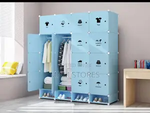 16 Cubes Plastic Wardrobe
