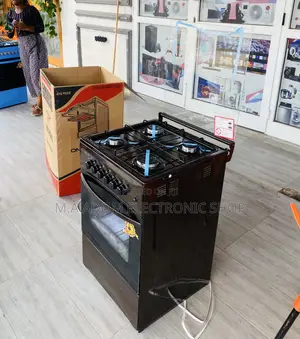 Authentic Volcano 50x50 Oven and Grill 4 Gas Burner(Brown).