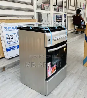 Unique Ferre 50x55 Oven and Grill 4 Burner(Gray)Volcano