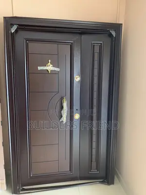 Turkish Entrance Heavy Steel One Half Security Door Complete