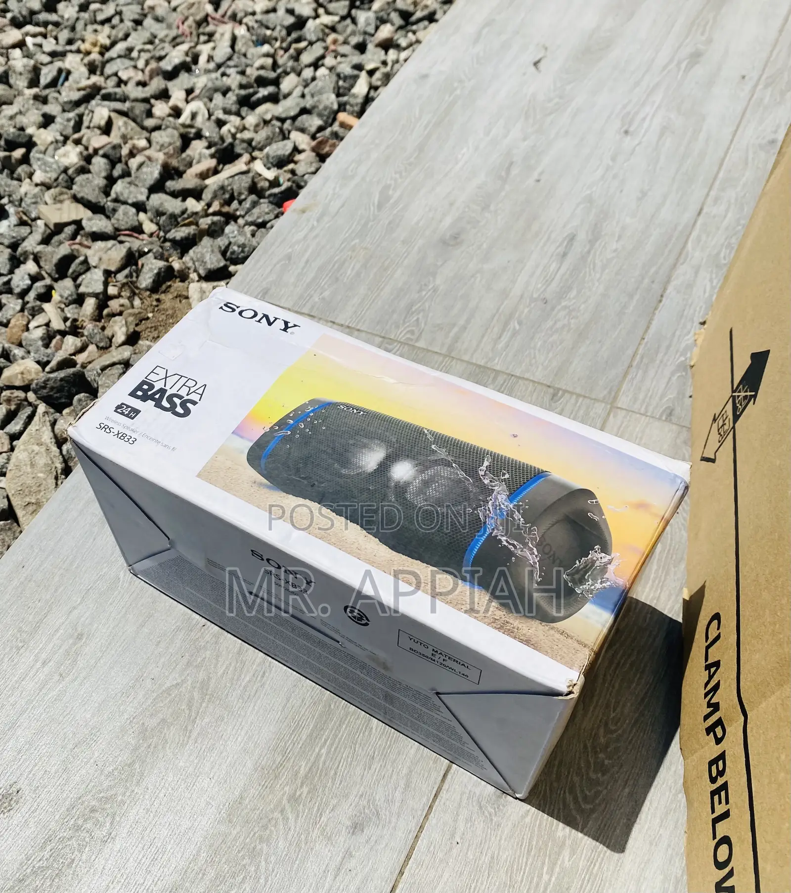 Quality Rechargeable Sony SRS-Xb33 Portable Speaker,Black