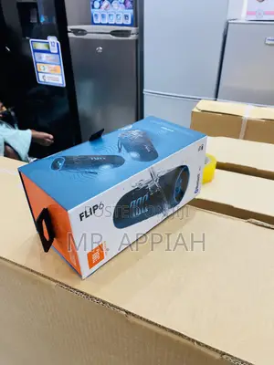 Durable JBL Flip 6 Rechargeable Bluetooth Speaker(Blue).