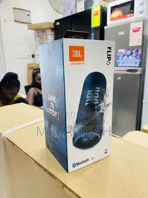 Quality JBL Flip 6 Rechargeable Electric Speaker(Blue)