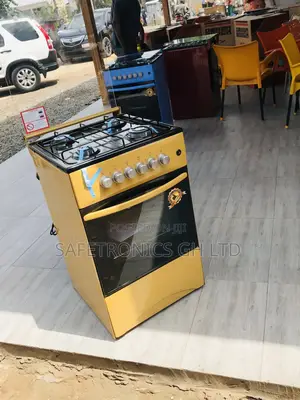 Oven With Grill 4 Gas Cooker Volcano Gold 50x50