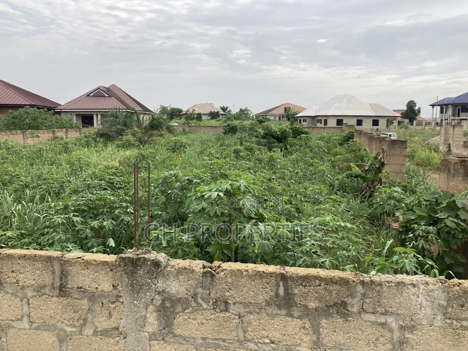 Well Two Fenced Two Plots for Sale at Sokoban,Duropem.