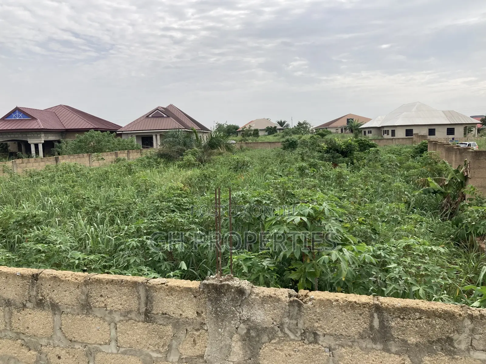 Well Two Fenced Two Plots for Sale at Sokoban,Duropem.