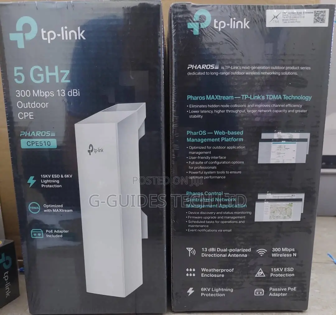 Tp-Link 5ghz 300mbps 13dbi Outdoor Cpe Access Point Cpe510