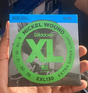 d'Addario EXL130 Nickel Extra Light Electric Guitar Strings