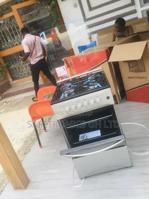 4 Gas Cooker Oven With Grill Volcano Glass Lid 50x50
