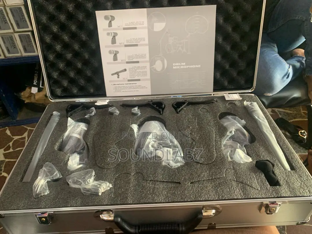 Shure Drum Mics (SH-DKT-7B) 5set Drum Microphone
