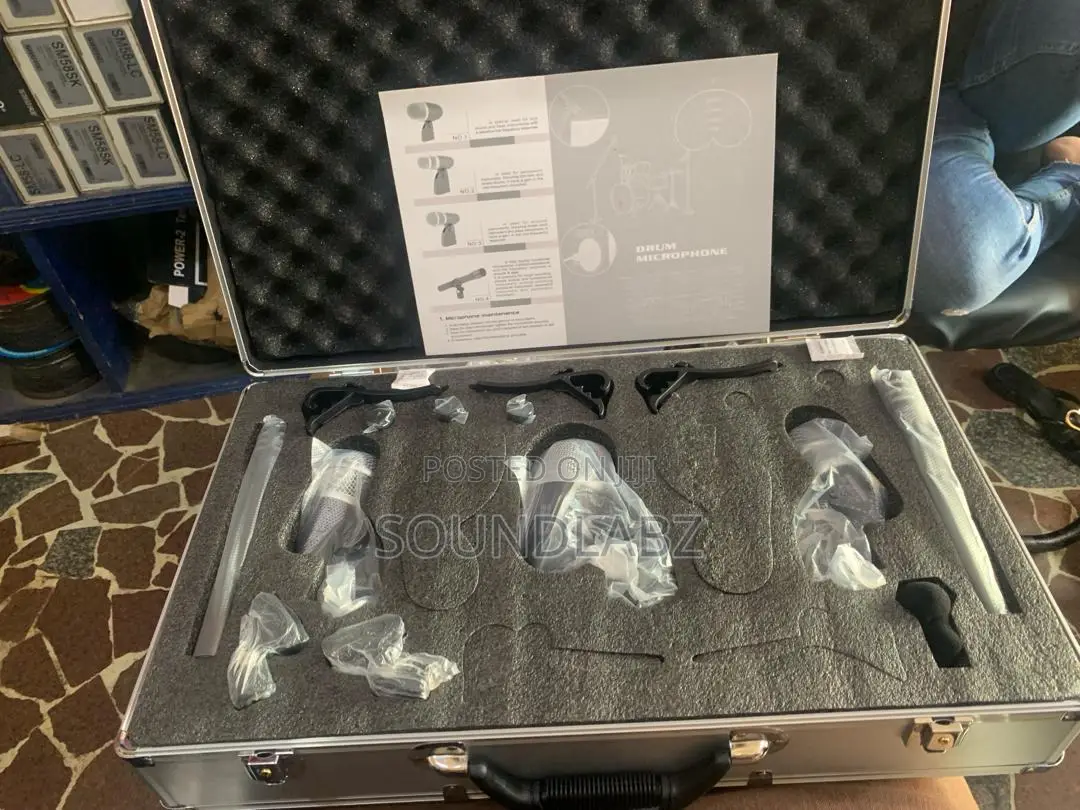 Shure Drum Mics (SH-DKT-7B) 5set Drum Microphone