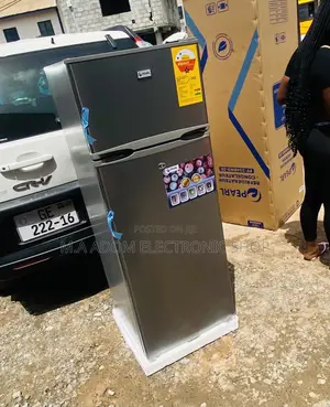 Durable Pearl PF-250 Double Door Electric Refrigerator.