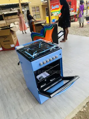 Fast Cooking Volcano Oven and Grill 4 Gas Burner(Blue).