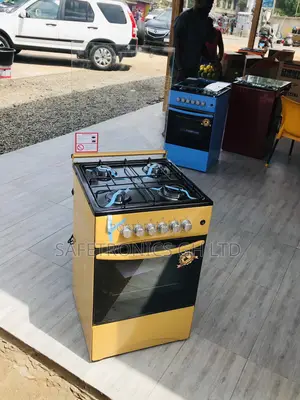 50x50 4 Burner Oven With Grill Volcano Glass Lid