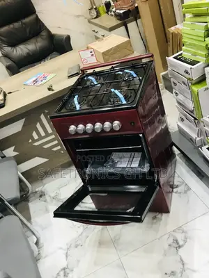 Oven With Grill Volcano Glass Lid 4 Burner Gas 50x50