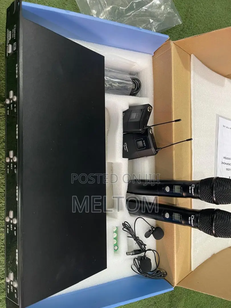Heavy Mu-500 4in1 Cordless Microphone (2handheld 2lapel Mic)
