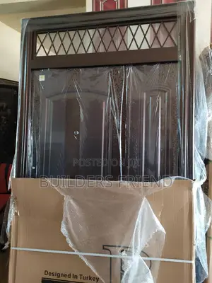 Fanlight Height Standard Mini Double Metal Security Door