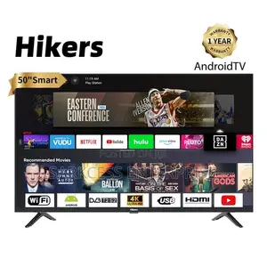 Hikers 50'' Frameless Smart Android TV - Black