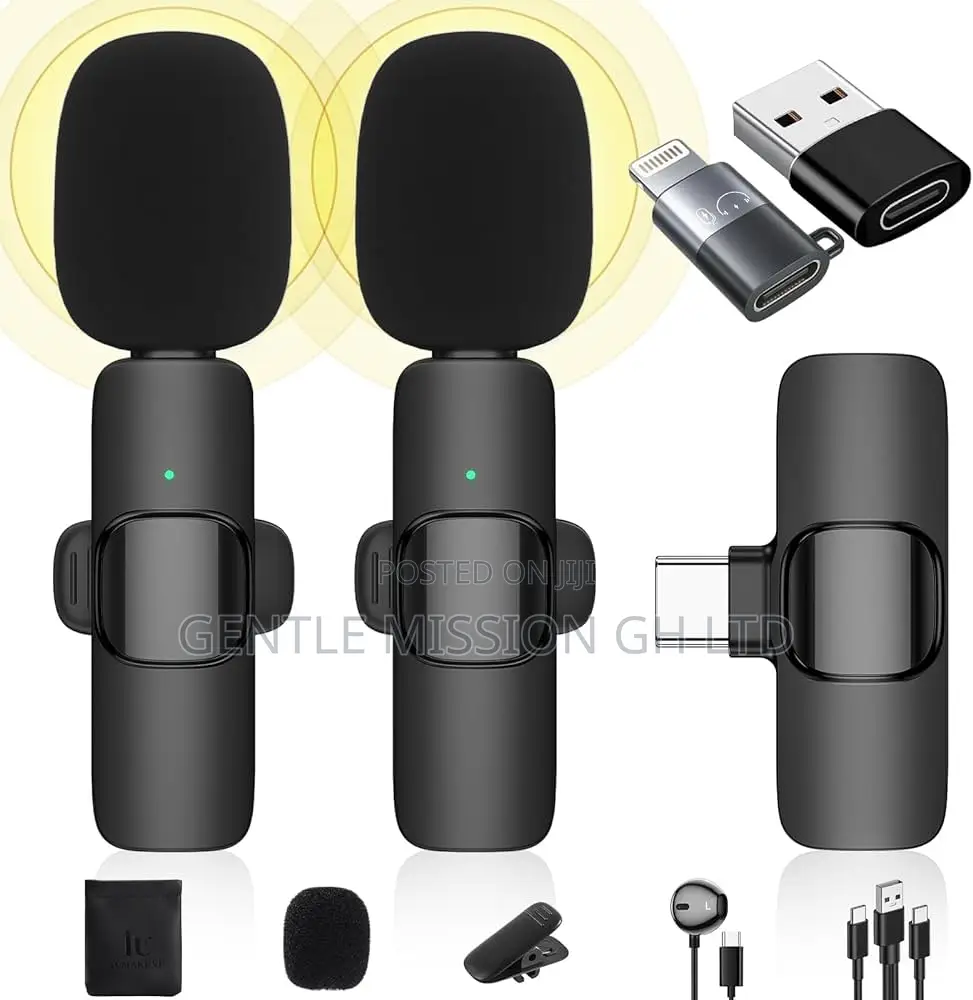 2in1 Wireless Microphone for Phone