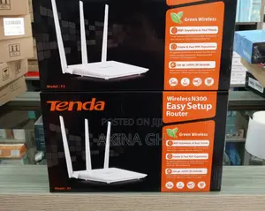 Tenda F3 Wireless Router 300mbps 2.4g Wi-Fi 3*5dbi Antennas