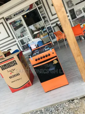 Orange 50x50 Volcano 4 Gas Oven With Grill Glass Lid