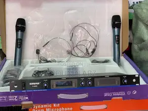 Shure U-6600 2heads; 2lapel Wireless Professional Microphone
