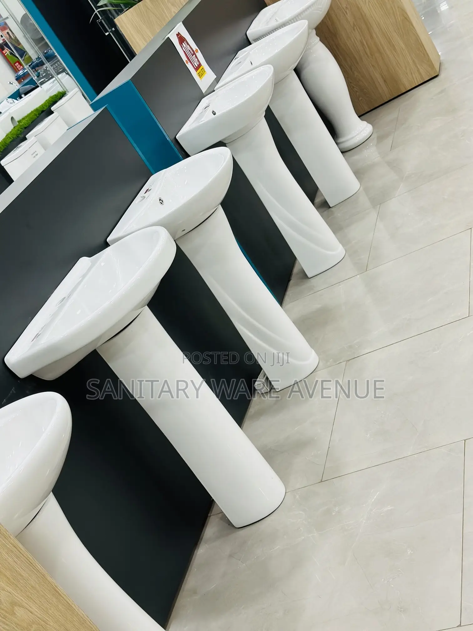 Pedestal Basin - Wash Hand Basin - Bathroom Sink