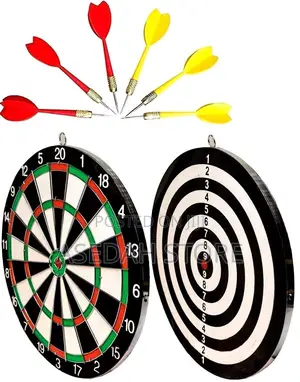 Dart Board Set 15" With 6 Dart Needles