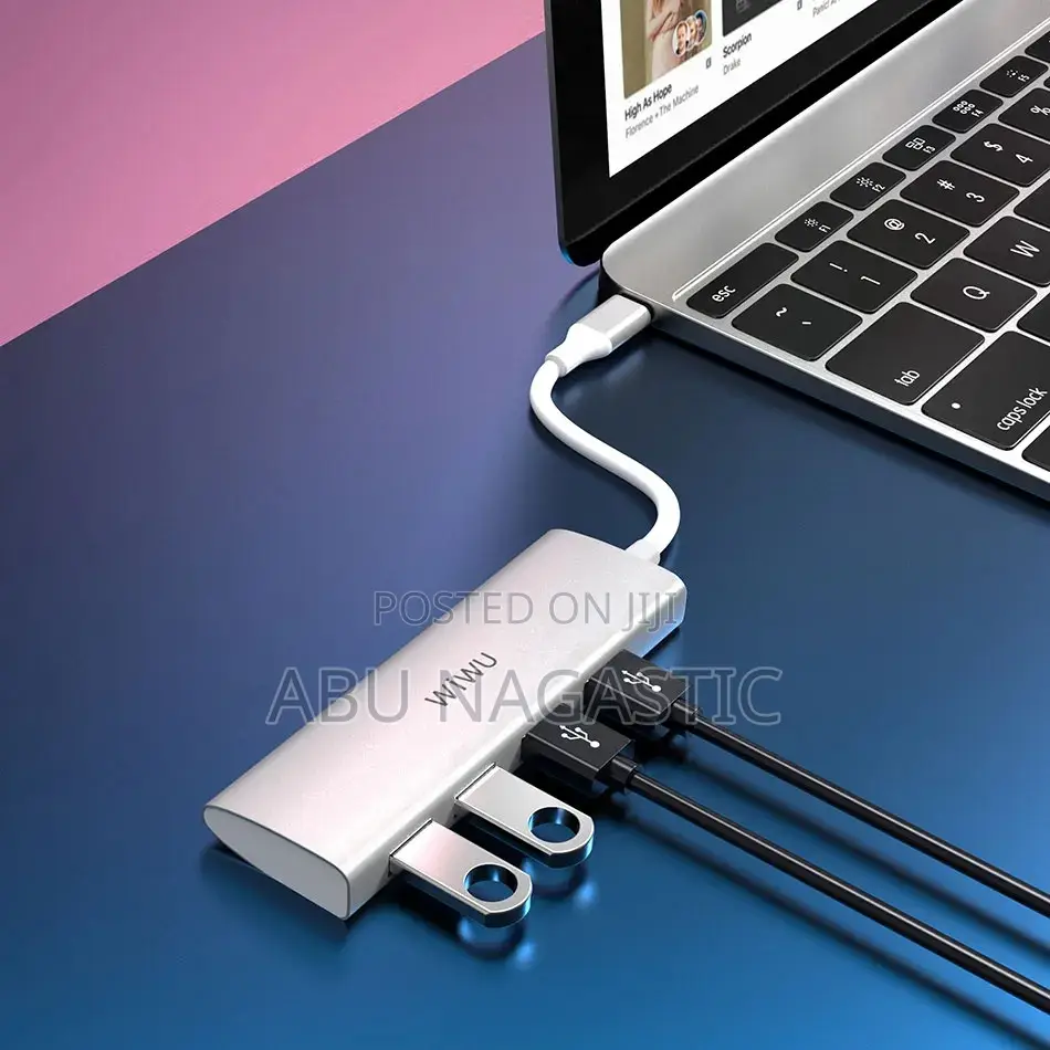 Wiwu 4 in 1 M USB Muliport Hub Adapter