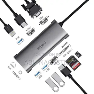 Wiwu USB Hub 3.0 Adapter Dual Type C Hub